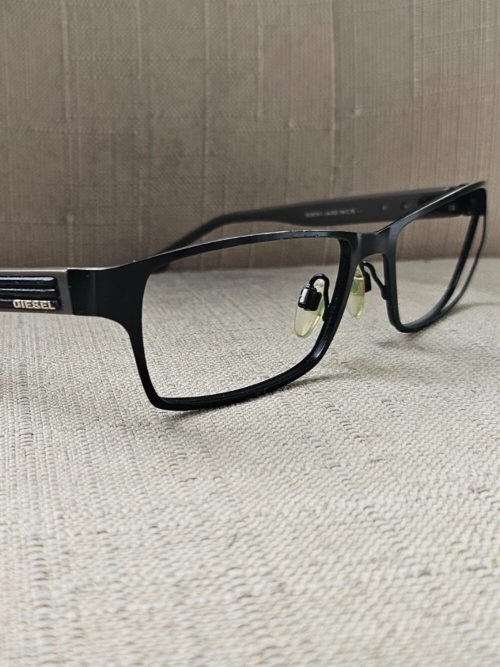 Diesel Men Eyeglasses Frame Black Tone Metal Eyewear DL5014-1 Col.002 Glasses